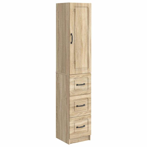 vidaXL Sada skríň 2 pcs Dub sonoma 33 x 34,5 x 87 cm Kompozitné drevo