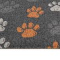 vidaXL Kuchynský koberec umývateľný Paws 60x180 cm zamat
