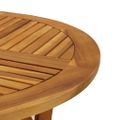 vidaXL Záhradný stôl Ø 85 cm akáciový masív