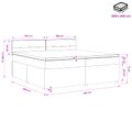 vidaXL Posteľ boxspring s matracom Tmavozelená 200 x 200 cm Zamat