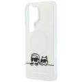 Puzdro Karl Lagerfeld IML Peekaboo Karl&Choupette MagSafe pre Samsung Galaxy S26 Ultra transparentné