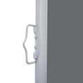 vidaXL Zaťahovacia dvojitá bočná markíza na terasu 170x600cm, antracit