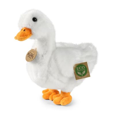 Plyšová kačica biela 24 cm ECO-FRIENDLY