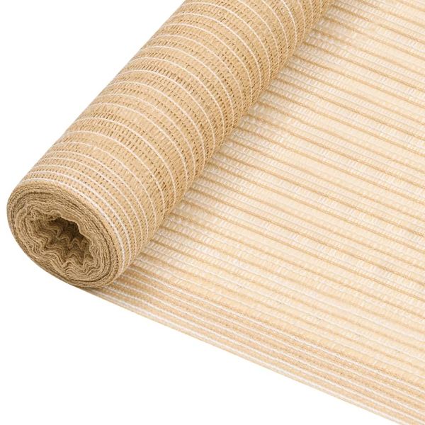 vidaXL Tieniaca sieť béžová 2x10 m HDPE 150 g/m²