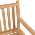 vidaXL Záhradná lavička, antracitová podložka 120 cm, tíkový masív
