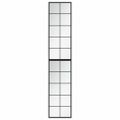 vidaXL Nástenné zrkadlá 2 ks čierne 100x40 cm kov