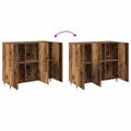vidaXL Servírovacia skriňa Staré drevo 90 x 34 x 80 cm