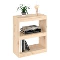 vidaXL Knižnica/deliaca stena 60x30x71,5 cm masívna borovica
