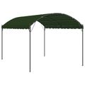 vidaXL Altánok 4 x 3 x 2,6 m Zelená Polyester a oceľ
