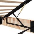 vidaXL Posteľový rám s úložným priestorom Prírodná 70 x 190 cm