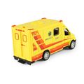 Auto ambulancia kov/plast 10 cm