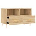 vidaXL TV skrinka dub sonoma 80x36x50 cm spracované drevo