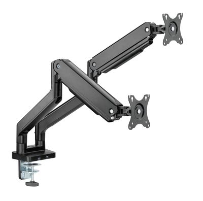 Držiak monitora Brateck LDT60-C024 dve ramená vedľa seba mechanická pružina Heavy Duty