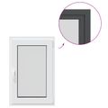 vidaXL Otočné a sklopné okno do suterénu RISOR 60 x 80 cm PVC a sklo