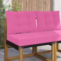 vidaXL Vankúš na vonkajšiu pohovku Polyester Ružová 60 x 50,5 cm