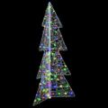 vidaXL Vianočný stromček 160 LED Viacfarebný 150 cm Akryl