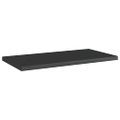 vidaXL Prídavné police 8 ks, lesklé čierne 40x20x1,5 cm, drevotrieska