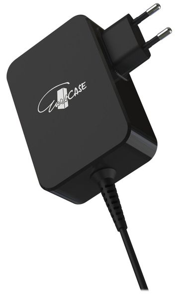 EUROCASE napájací adaptér AD-716 (65W GaN AC), USB-C Napájací adaptér, univerzálny, 110-240V, 65W, výstup 5V/3A, 9V/3A, 12V/3A, 15V/3A, 20V/3,25A