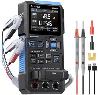 LCR merač a tester komponentov FNIRSI LC1020E.