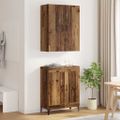 vidaXL Highboard Staré drevo 69,5 x 34 x 180 cm Kompozitné drevo