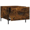 vidaXL Konferenčné stolíky 2 ks dymový dub 50x50x40cm kompozitné drevo