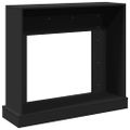 vidaXL Obloženie krbu čierne 100x30x87,5 cm kompozitné drevo
