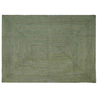 vidaXL Kusové koberce Obdĺžnikový Olivovo zelená 200 x 290 cm Juta