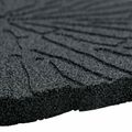 vidaXL Kameň na schodíky 6 ks Čierna Ø 45 x 1,8 cm Guma