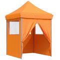 vidaXL Párty stan 200 x 200 x 306 cm Oranžová Oxfordská látka