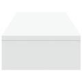 vidaXL Podstavec pod monitor biely 80x24x10,5 cm kompozitné drevo