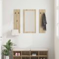 vidaXL Vešiak na stenu Nástenná montáž Sonoma dub 96 x 1,5 x 90 cm