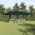 vidaXL Párty stan Zelená 600 x 400 x 266 cm Polyetylén a oceľ