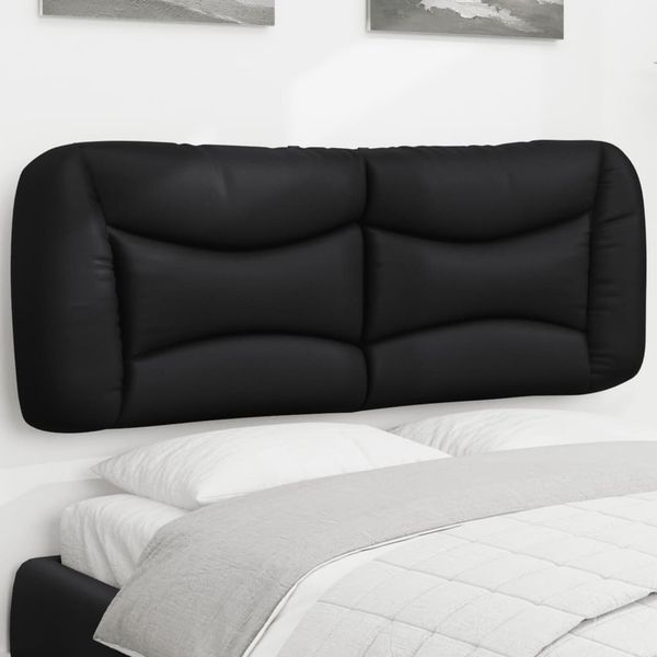 vidaXL Vankúš na čelo postele Hvar čierny 120 cm umelá koža