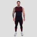 Bezšvové tielko OG1 Black/Red - GymBeam, veľkosť L