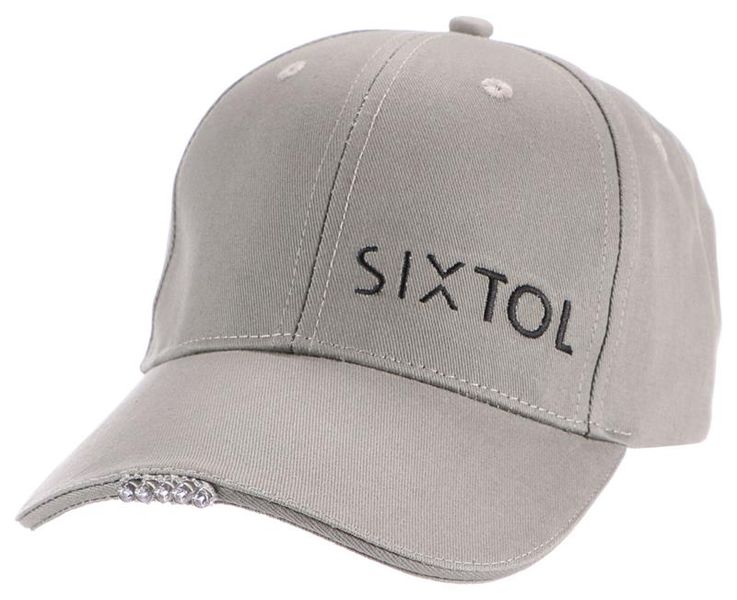 Kšiltovka so svetlom B-CAP 25 lm, nabíjacia, USB, univerzálna veľkosť, sivá SIXTOL
