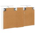vidaXL Set kabinetov do kúpeľne 3 ks 130 x 14,5 x 70 cm