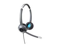 Cisco 522 Wired Dual - Náhlavná súprava - náhlavné - káblové - 3.5 mm jack