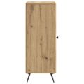 vidaXL Servírovacia skriňa Dub artisan 33 x 34,5 x 90 cm