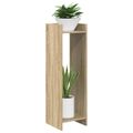 vidaXL Stojan na rastliny 2 ks Dub sonoma 30 x 30 x 100 cm