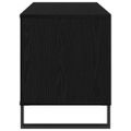 vidaXL Skrinka na gramofónové platne Čierny dub 100 x 38 x 48 cm