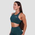 Športová podprsenka Ignite Dark Green - GymBeam, veľkosť L, veľkosť oblečenia L