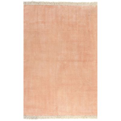 vidaXL Kilim Koberec z bavlny 200x290 cm ružový