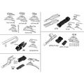 Stierka FLAT MULTI 380 mm s adaptérami