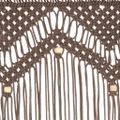 vidaXL Záclona macrame sivo-hnedý 140x240 cm bavlna
