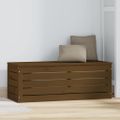 vidaXL Úložný box medovo-hnedý 89x36,5x33 cm masívna borovica
