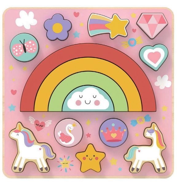 2Kids Toys Balančné puzzle Unicorn 2 v 1