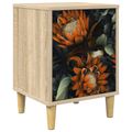 vidaXL Nočný stolík LOCHEM Dub sonoma 36 x 33 x 50 cm Kompozitné drevo