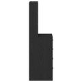 vidaXL Highboard Čierny dub 40 x 41 x 135 cm Kompozitné drevo