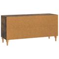 vidaXL TV skrinka Dymový dub 102 x 34,5 x 50 cm Kompozitné drevo