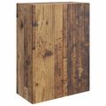 vidaXL Nástenná skrinka 66 x 34,5 x 90 cm Kompozitné drevo Staré drevo